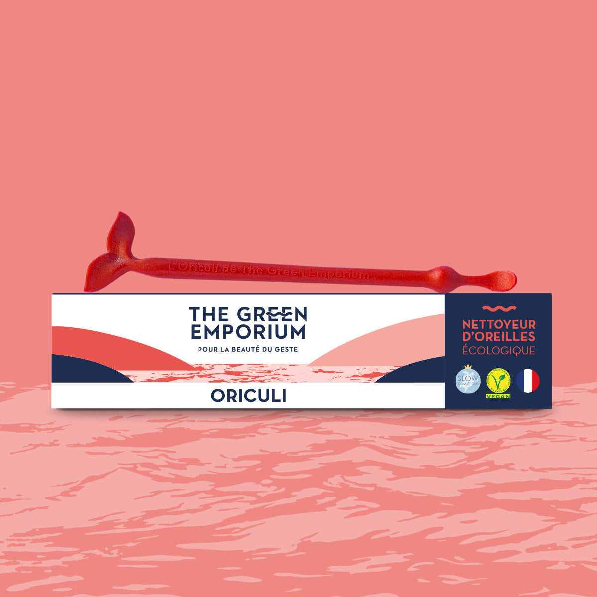The Green Emporium - Oriculi Nettoyeur d'Oreilles en Bioplastique Vert